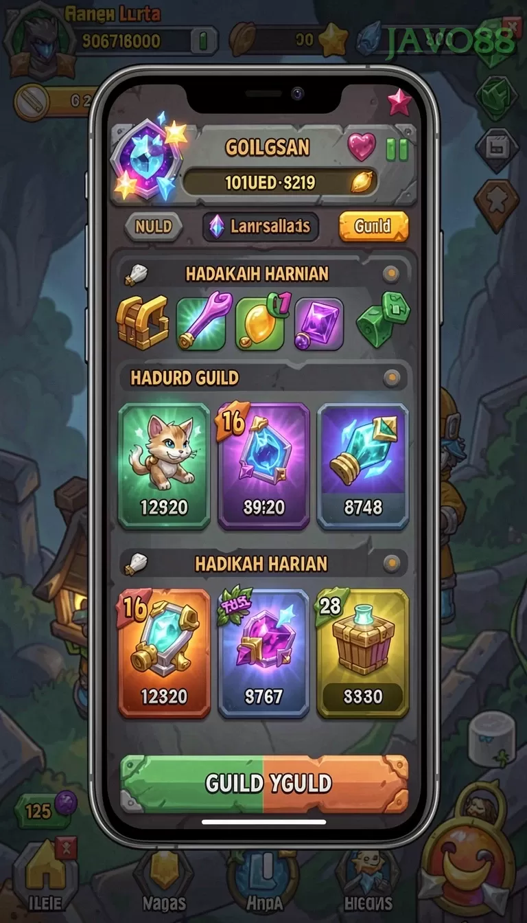 Cuplikan layar RR33 — aktivitas